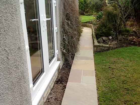 Garden footpath project created by Danvers Home Improvements