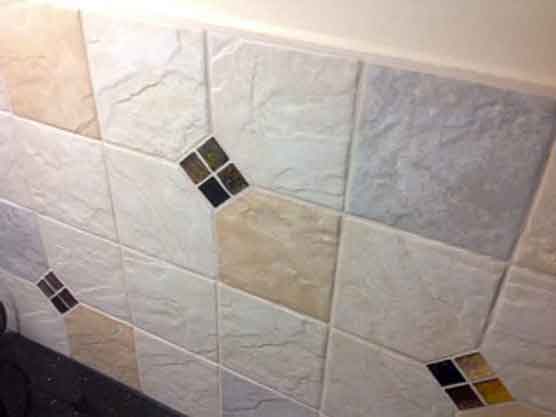 Kitchen tiling project created by Danvers Home Improvements